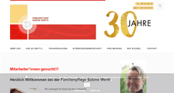Desktop Screenshot of familienpflege-werth.de